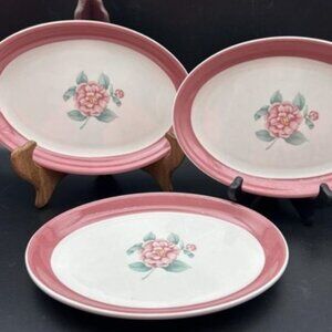 Set of 3 Matching Villeroy & Boch Oval Plates